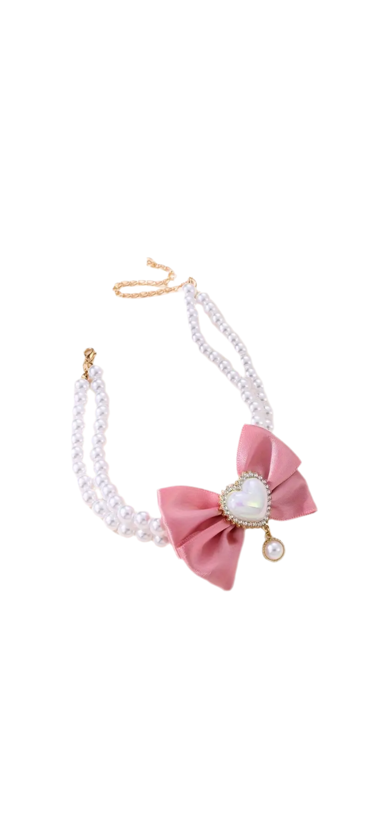Necklace with bow
