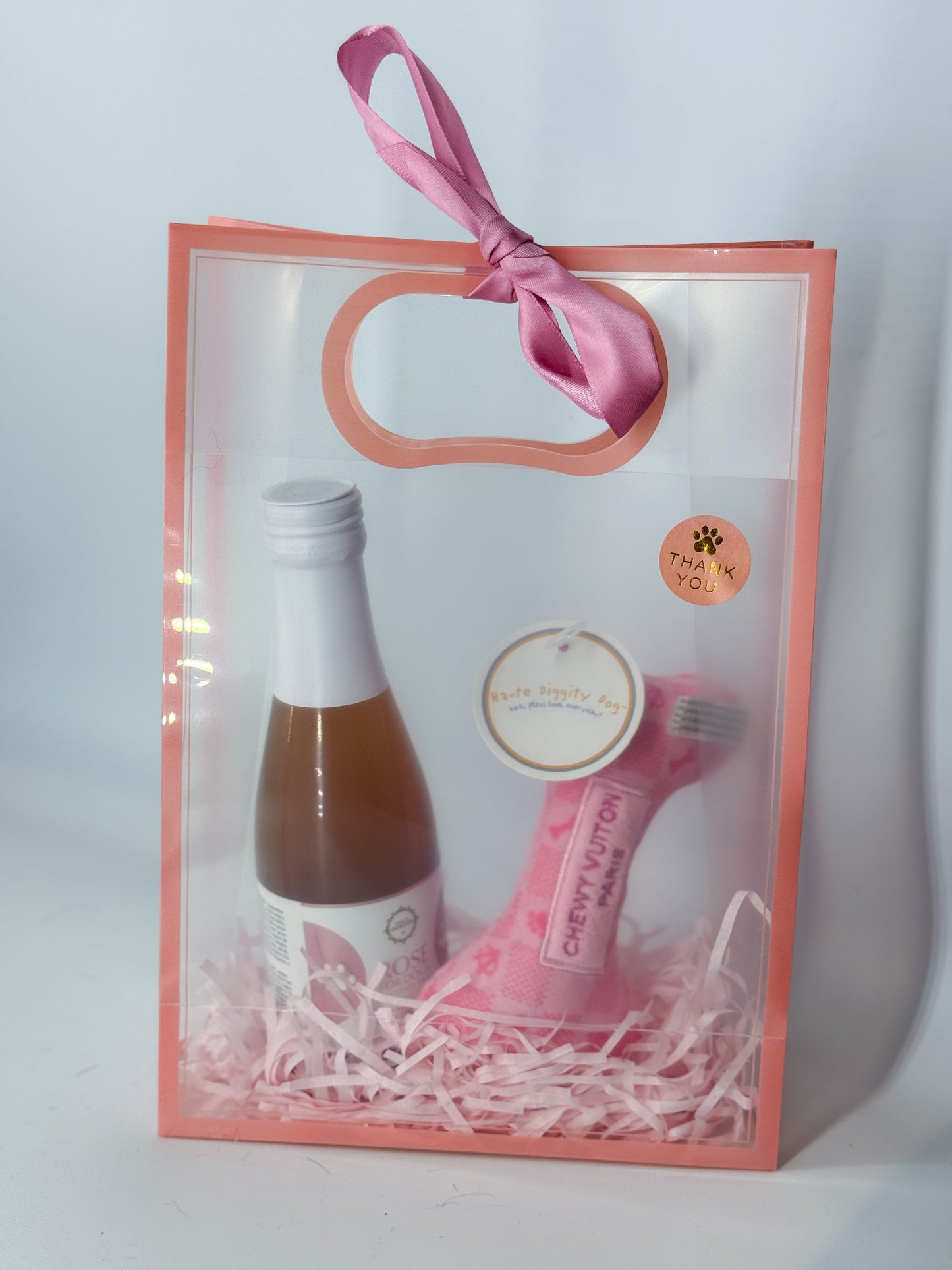 Roze cadeauverpakking