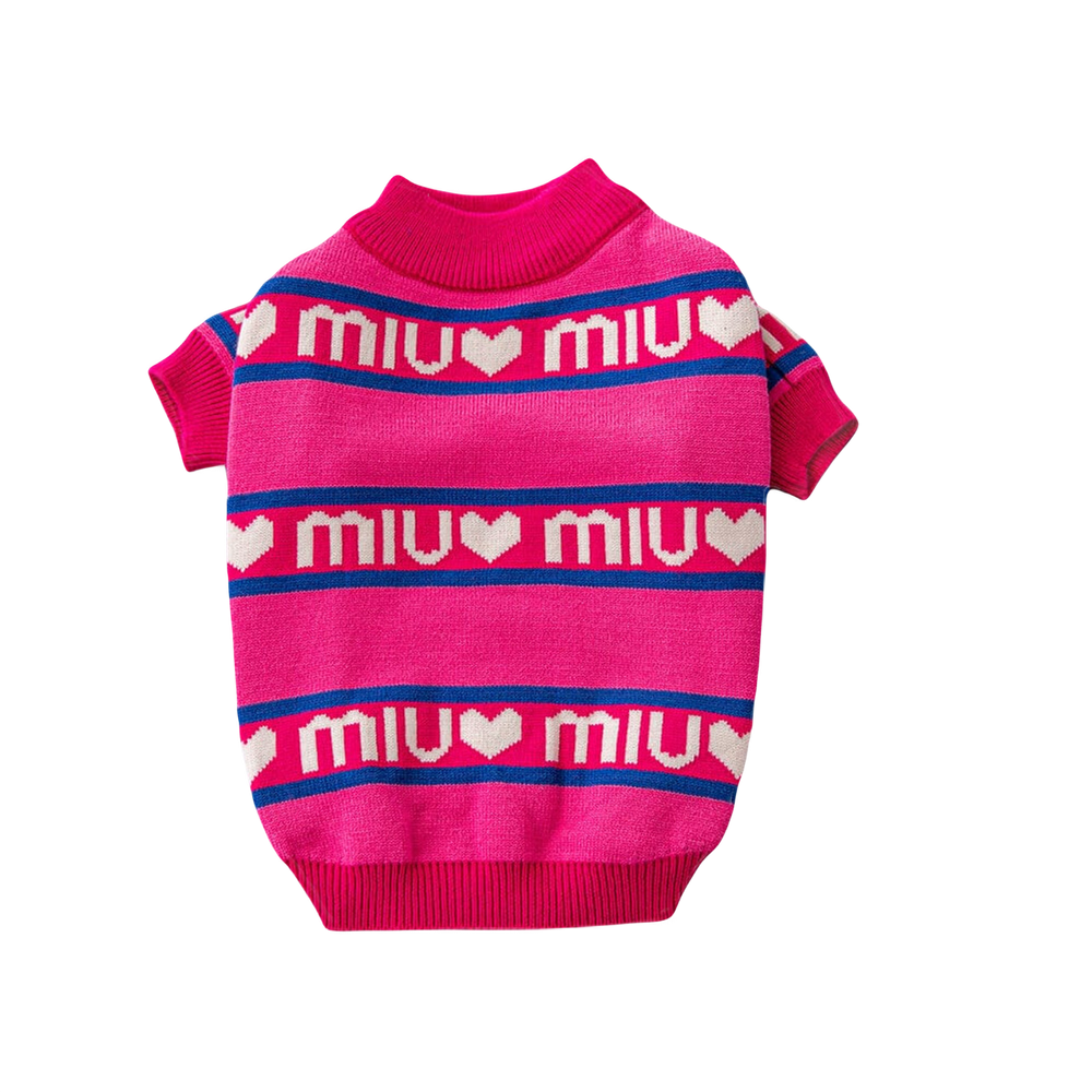 Designer sweater pink