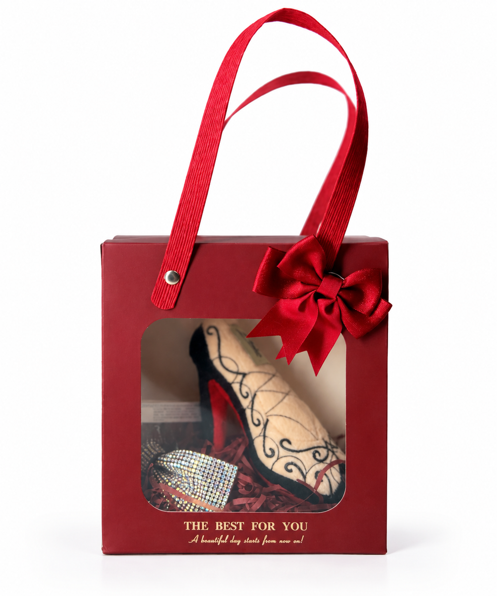 Cadeau met speeltje en strikje