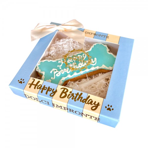 Happy Birthday Bone blue