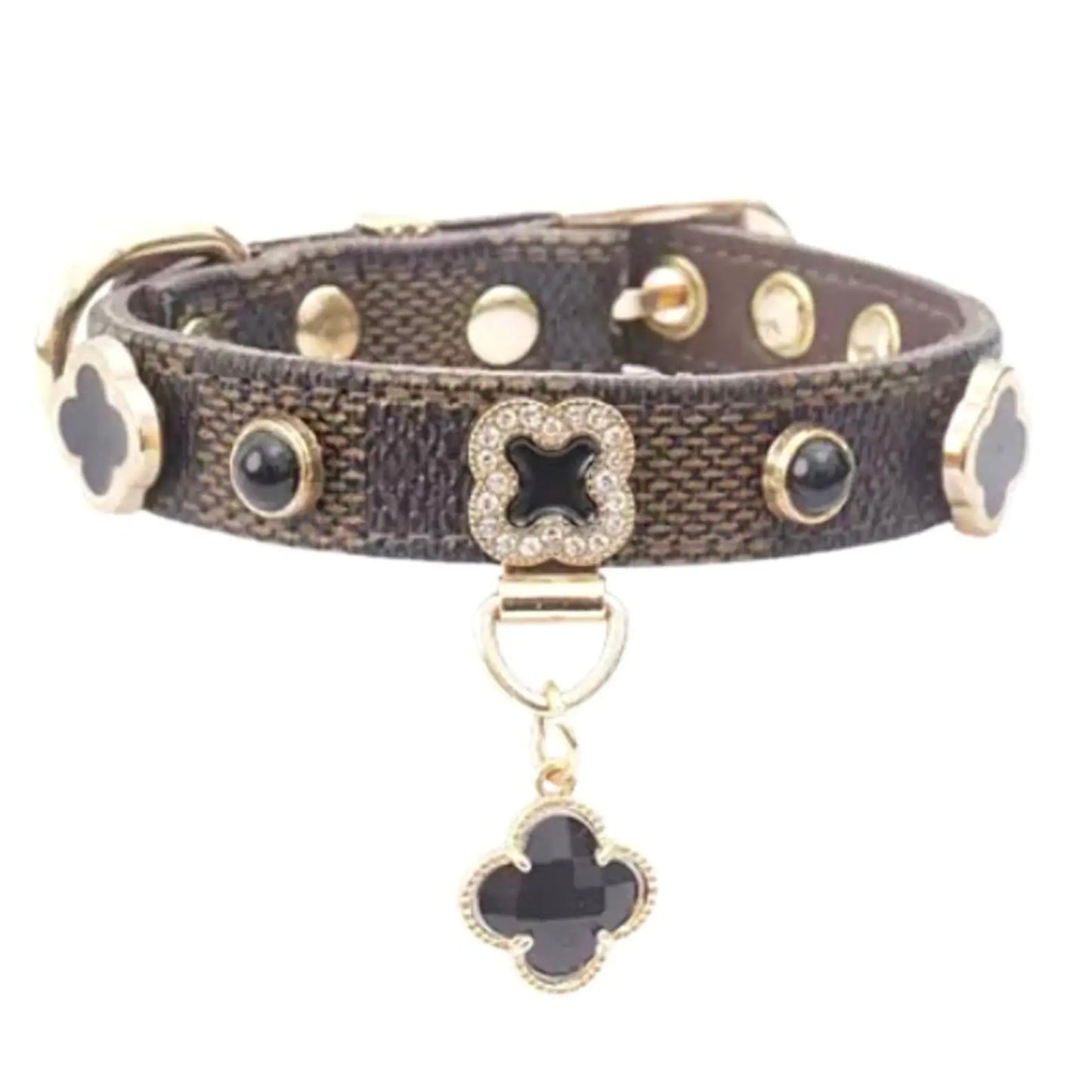 Luxurious collar dark