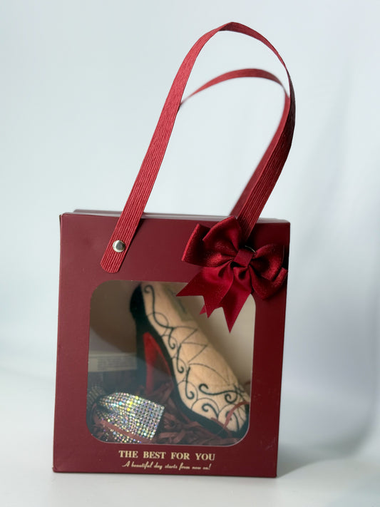 Cadeau met speeltje en strikje