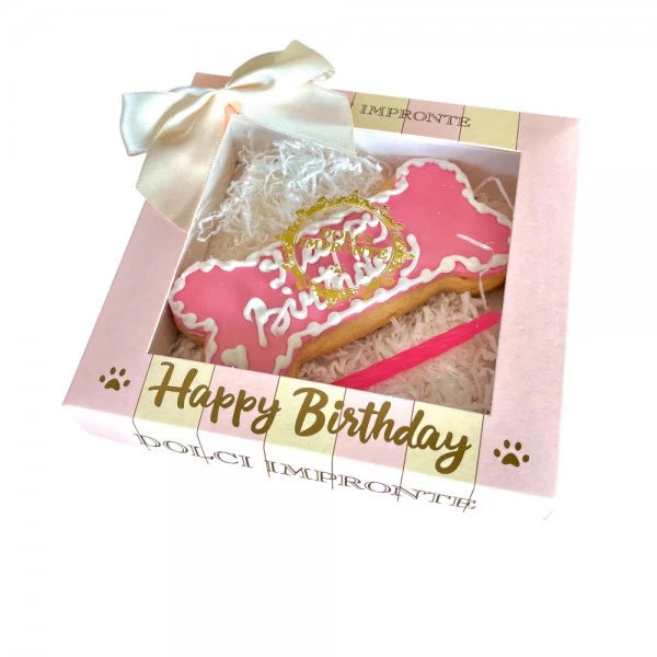 Happy Birthday bone pink