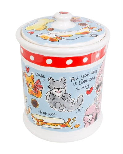 Dog candy jar Blond