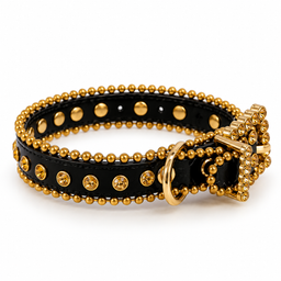 Goude hondenhalsband