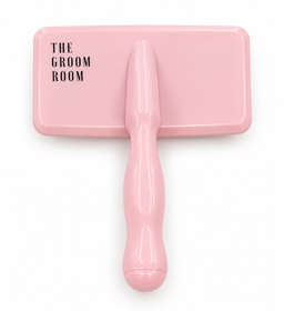 Roze borstel the groom room