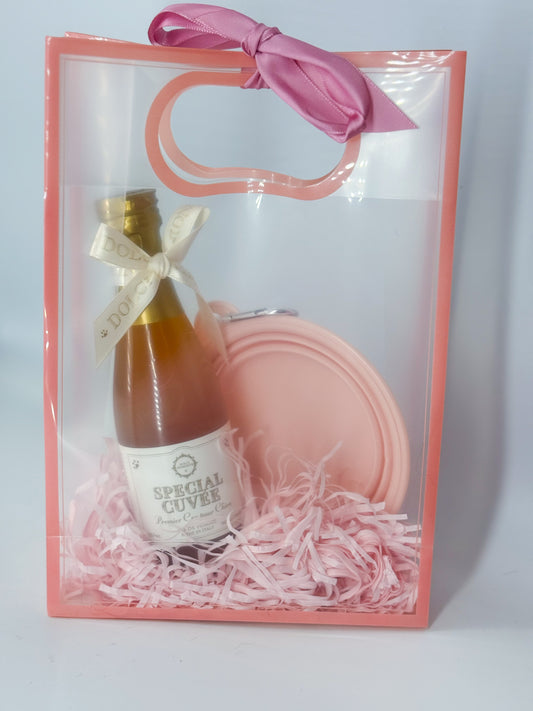 Cadeau verpakking champagne