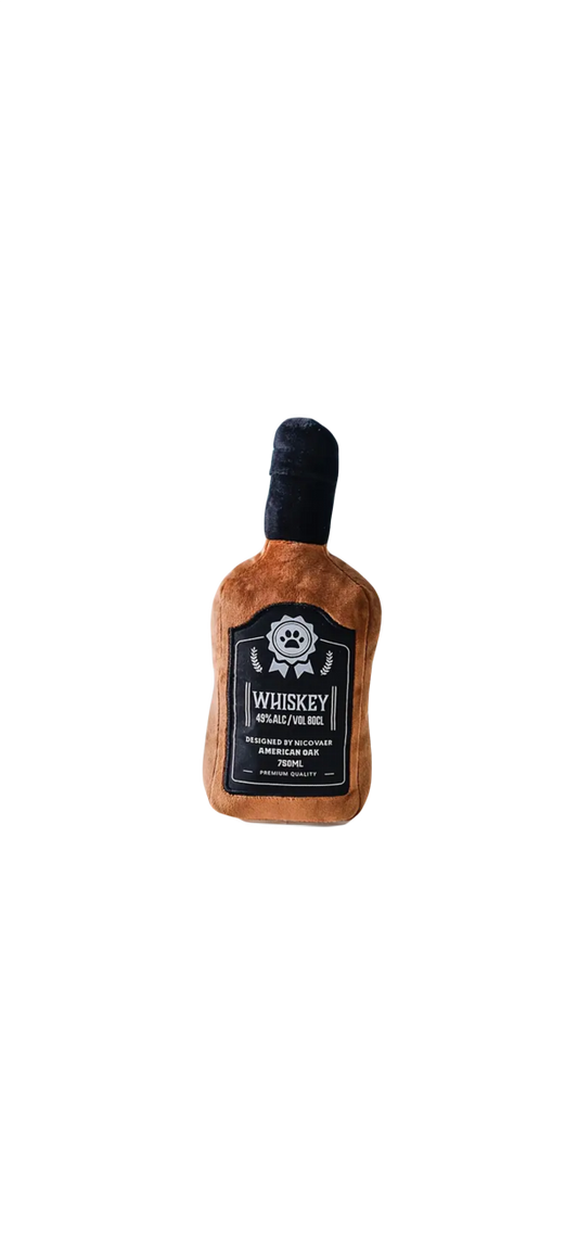Dog toy whiskey