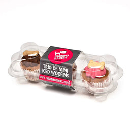 Trio of mini iced woofins