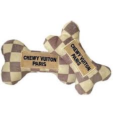 Chewy Vuittton SMALL dog toy